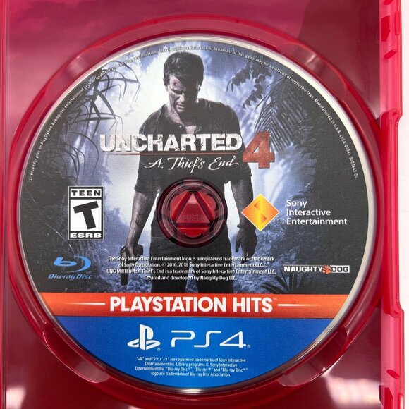 Uncharted 4 A Thiefs End PS4 Game Only On PlayStation Hits Edition Naughty Dog - Picture 4 of 8